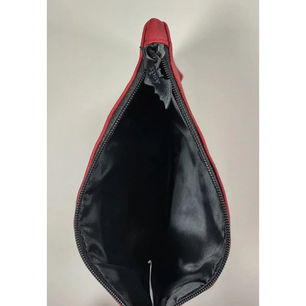 IPSY October 2017 Glam Bag Travel Sized Red With Bat Zipper (Bag Only)